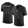 P.Steelers #66 Mason McCormick Player Black Reflective Limited Home Game Mdoa Stitched Jerseys
