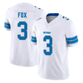 D.Lions #3 Jack Fox Player White Limited Vapor F.U.S.E. Alternate Home Game Mdoa Stitched Jerseys