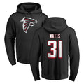 A.Falcons #31 Xavier Watts Player Black LOGO Pullover Hoodies Home Game Mdoa Stitched Jerseys