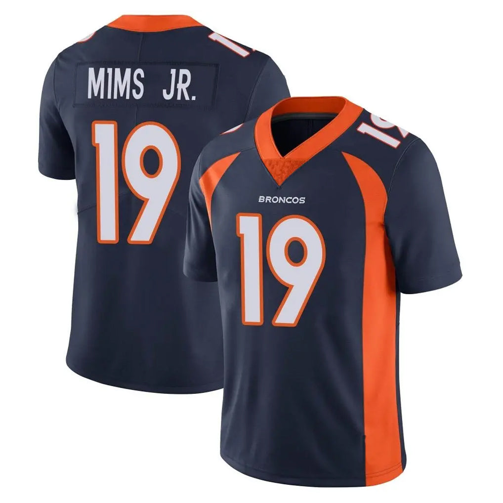 D.Broncos #19 Marvin Mims Jr. Player Navy Vapor Untouchable Limited Game Mdoa Stitched Jerseys