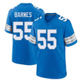 D.Lions #55 Derrick Barnes Player Blue Alternate Home Game Mdoa Stitched Jerseys