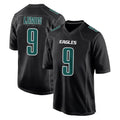 P.Eagles #9 Makai Lemon Player Carbon Black Fashion Home Game Mdoa Stitched Jerseys