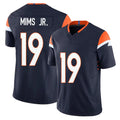 D.Broncos #19 Marvin Mims Jr. Player Navy Limited Vapor F.U.S.E. Home Game Mdoa Stitched Jerseys