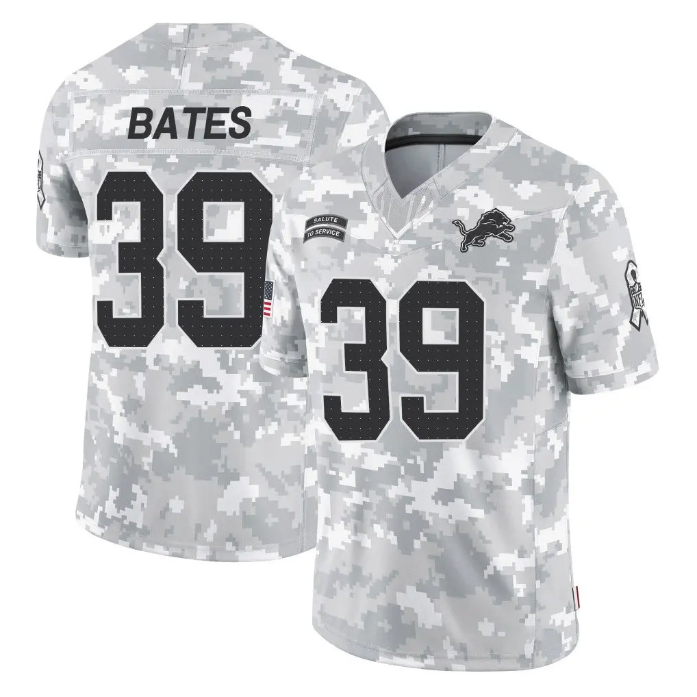 D.Lions #39 Jake Bates Player Arctic Camo Salute To Service Limited Mdoa Stitched Jerseys