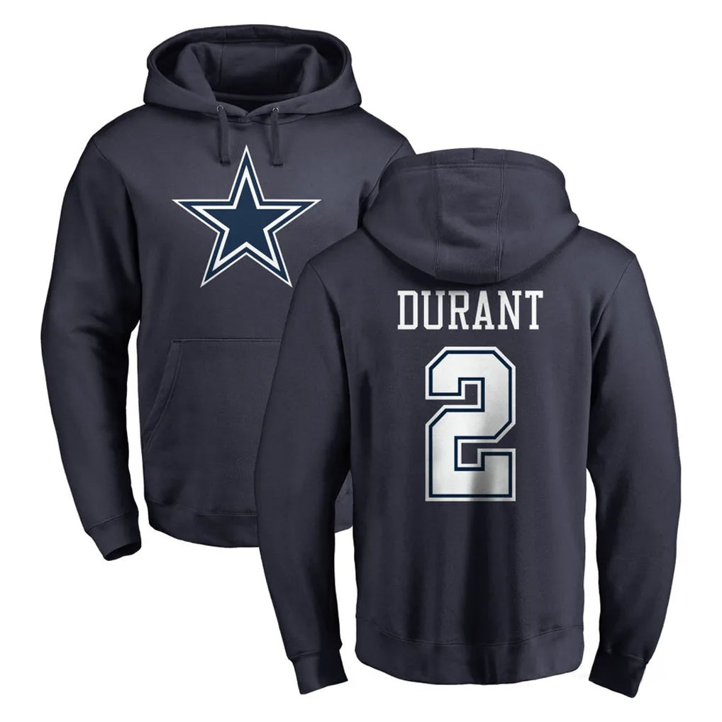 D.Cowboys #2 Cobie Durant Player Navy Pullover Hoodies Limited Mdoa Stitched Jerseys
