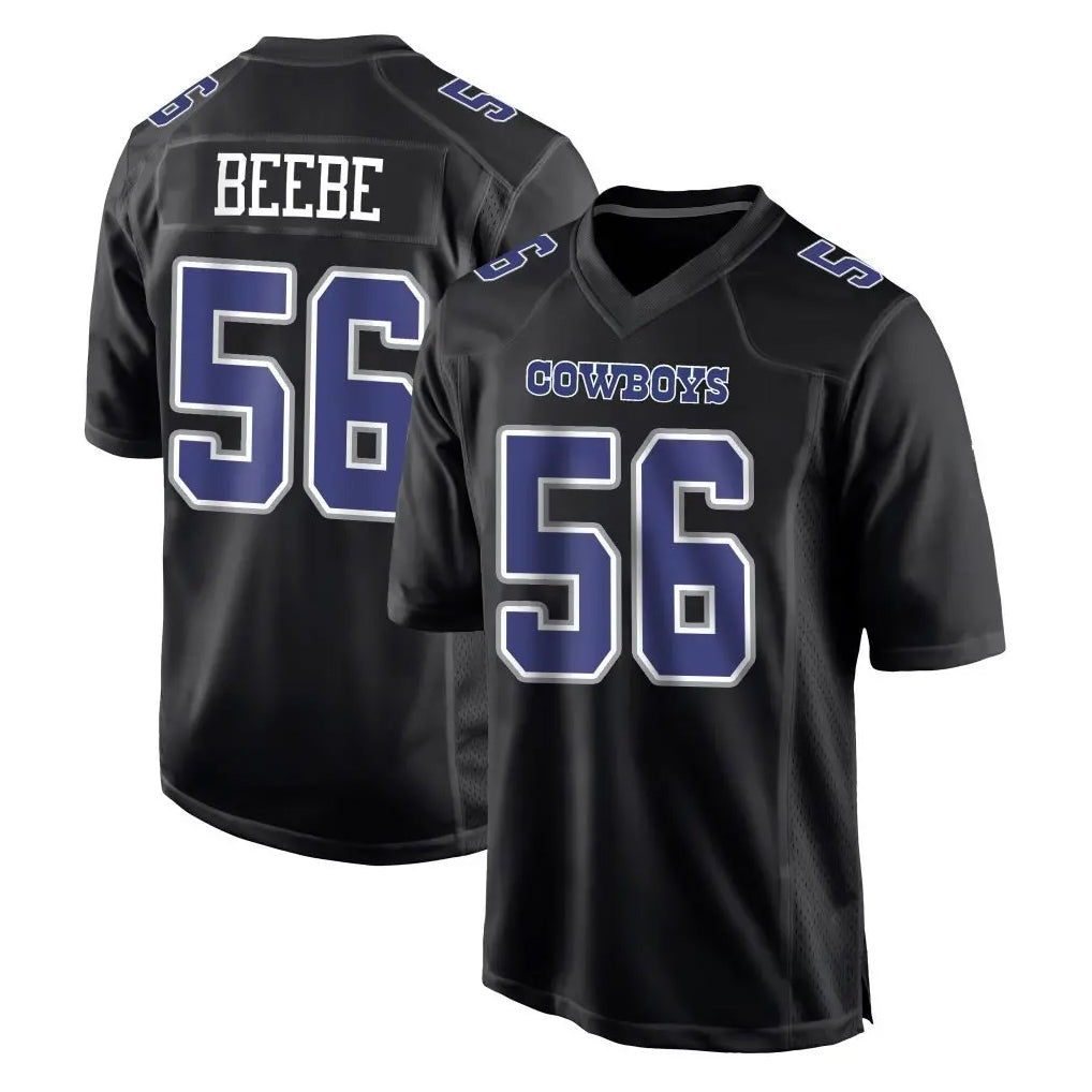 D.Cowboys #56 Cooper Beebe Player Carbon Black Fashion Home Game Mdoa Stitched Jerseys