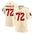 A.Cardinals #72 Hjalte Froholdt Player Cream Rivalries Collection Game Mdoa Stitched Jerseys