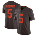 C.Browns #5 Quincy Williams Player Browns Color Rush Limited Home Game Mdoa Stitched Jerseys