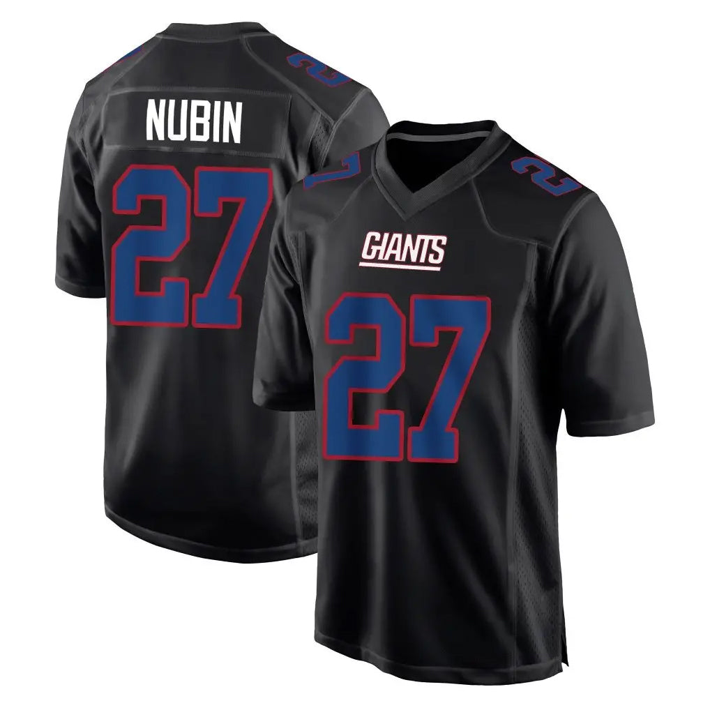 NY.Giants #27 Tyler Nubin Player Carbon Fashion Limited Home Game Mdoa Stitched Jerseys