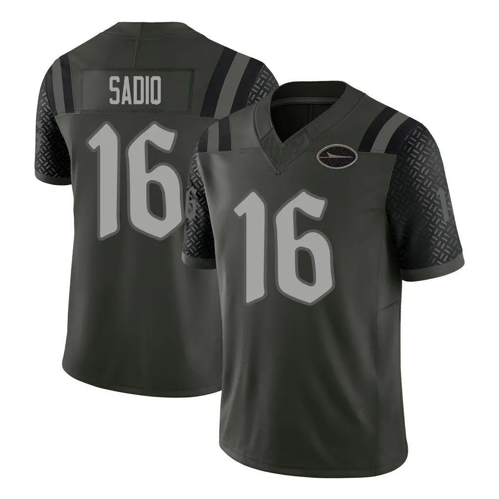 NY.Jets #16 Kenyon Sadiq Player Green Limited 2025 Rivalries Collection Home Game Mdoa Stitched Jerseys