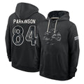 LA.Rams #84 Colby Parkinson Player 2026 Black Logo Pullover Hoodies Limited Game Mdoa Stitched Jerseys