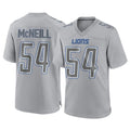 D.Lions #54 Alim McNeill Player Gray Atmosphere Fashion Home Game Mdoa Stitched Jerseys