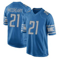D.Lions #21 Roger McCreary Player Blue Home Game Mdoa Stitched Jerseys