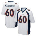 D.Broncos #60 Luke Wattenberg Player White Game Mdoa Stitched Jerseys