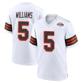 C.Browns #5 Quincy Williams Player White Alternate Home Game Mdoa Stitched Jerseys