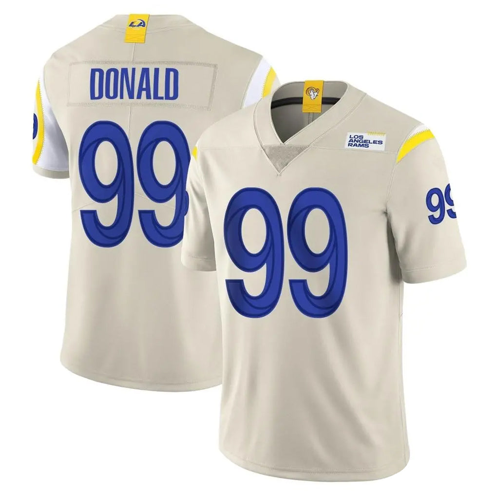 LA.Rams #99 Aaron Donald Player Bone Limited Vapor Home Game Mdoa Stitched Jerseys