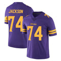 MN.Vikings #74 Donovan Jackson Player Purple Limited Color Rush Home Game Mdoa Stitched Jerseys