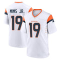 D.Broncos #19 Marvin Mims Jr. Player White Home Game Mdoa Stitched Jerseys