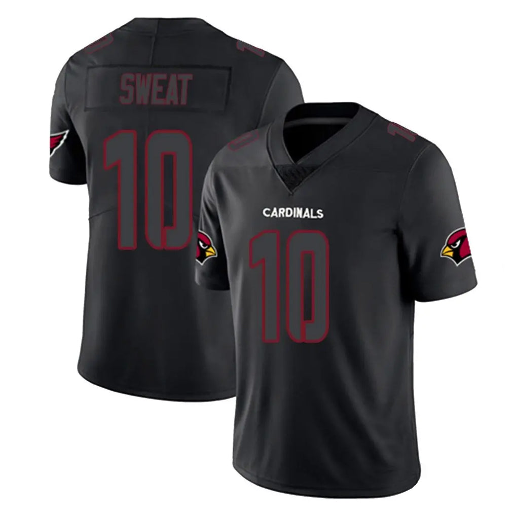 A.Cardinals #10 Josh Sweat Player Black Impact Limited Home Game Mdoa Stitched Jerseys