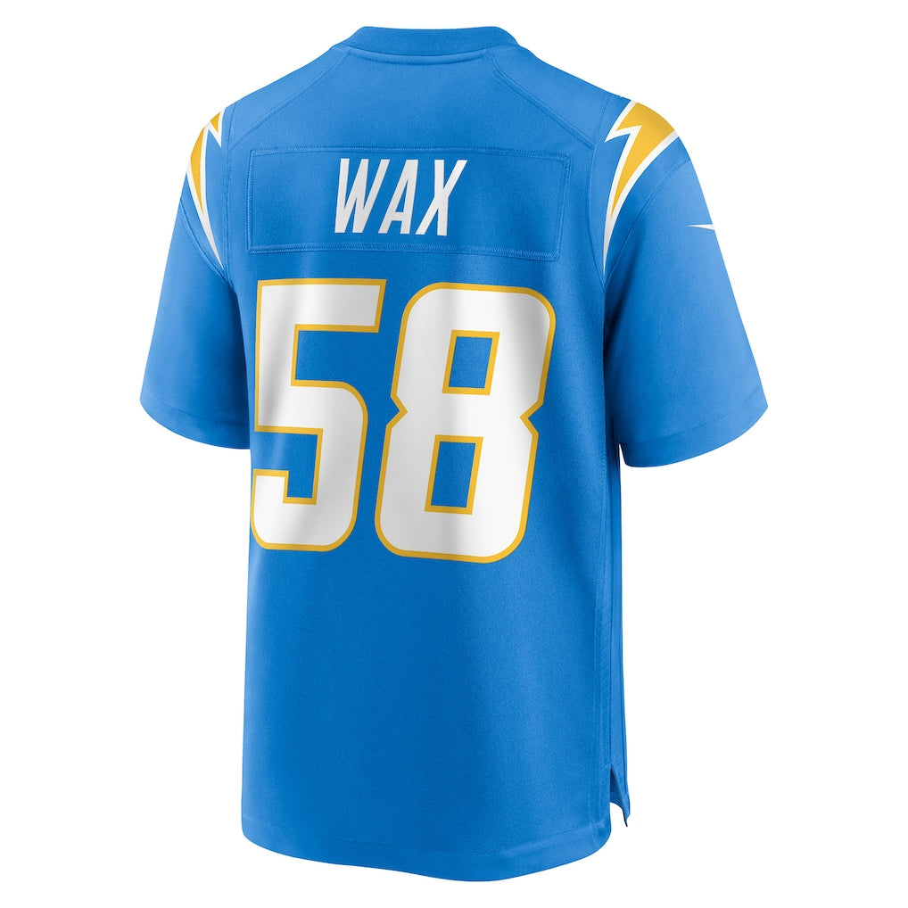 Mdoa LA.Chargers #58 Marlowe Wax Powder Blue Team Game Jersey