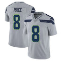 S.Seahawks #8 Jadarian Price Player Gray Limited Vapor Untouchable Home Game Mdoa Stitched Jerseys
