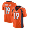 D.Broncos #19 Marvin Mims Jr. Player Orange Color Vapor Untouchable Limited Game Mdoa Stitched Jerseys