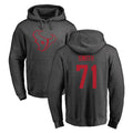 H.Texans #71 Braden Smith Player Gray Pro Line Pullover Hoodie Limited Game Mdoa Stitched Jerseys