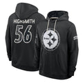P.Steelers #56 Alex Highsmith Player 2026 Black Logo Pullover Hoodies Limited Game Mdoa Stitched Jerseys