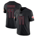SF.49ers #11 Demarcus Robinson Player Black Impact Limited Home Game Mdoa Stitched Jerseys