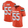 C.Browns #55 Spencer Fano Player Orange Alternate Vapor Untouchable Limited Home Game Mdoa Stitched Jerseys