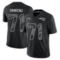 NE.Patriots #71 Mike Onwenu Player Black Limited 2026 Salute to Service Home Game Mdoa Stitched Jerseys