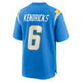 Mdoa LA.Chargers #6 Eric Kendricks Powder Blue Player Game Jersey