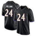 B.Ravens #24 Malaki Starks Player Black Home Game Mdoa Stitched Jerseys