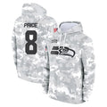 S.Seahawks #8 Jadarian Price Player Arctic Camo Limited Salute to Service Pullover Hoodies Game Mdoa Stitched Jerseys