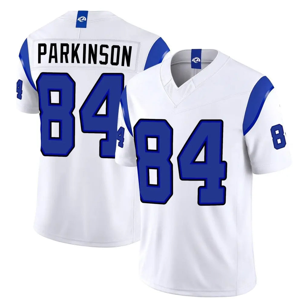 LA.Rams #84 Colby Parkinson Player White Limited Fearsome Vapor F.U.S.E. Home Game Mdoa Stitched Jerseys