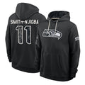 S.Seahawks #11 Jaxon Smith-Njigba Player 2026 Black Logo Pullover Hoodies Limited Game Mdoa Stitched Jerseys