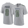 S.Seahawks #8 Jadarian Price Player Gray Atmosphere Fashion Home Game Mdoa Stitched Jerseys