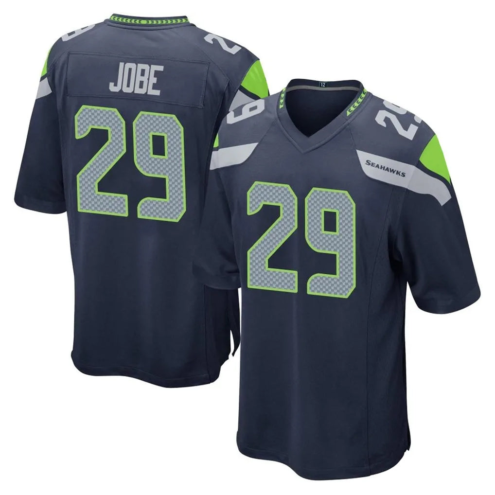 S.Seahawks #29 Josh Jobe Player Navy Home Game Mdoa Stitched Jerseys