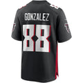 Mdoa A.Falcons #88 Tony Gonzalez Black Game Retired Player Jersey