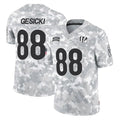C.Bengals #88 Mike Gesicki Player Arctic Camo Salute to Service Limited Mdoa Stitched Jerseys