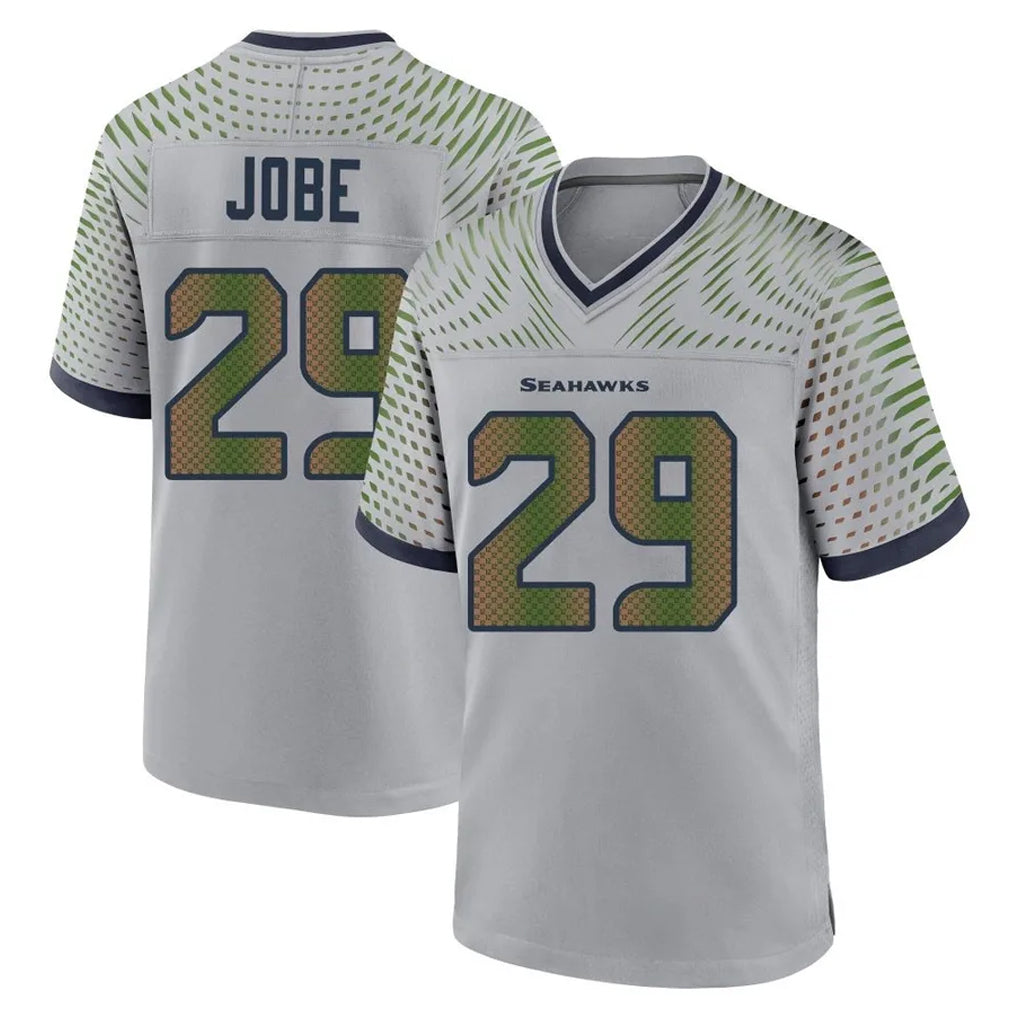 S.Seahawks #29 Josh Jobe Player Gray Rivalries Collection Home Game Mdoa Stitched Jerseys