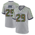 S.Seahawks #29 Josh Jobe Player Gray Rivalries Collection Home Game Mdoa Stitched Jerseys