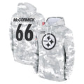 P.Steelers #66 Mason McCormick Player Arctic Camo Limited Salute to Service Pullover Hoodies Game Mdoa Stitched Jerseys