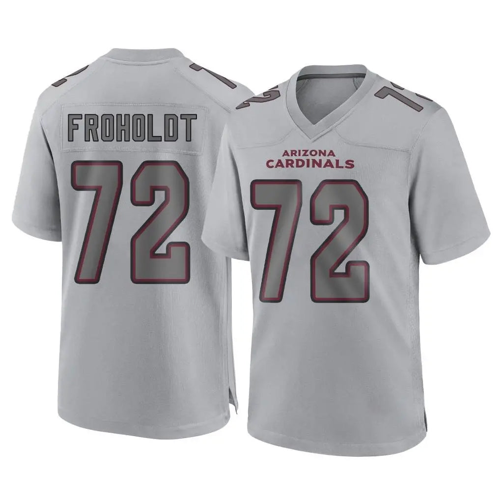 A.Cardinals #72 Hjalte Froholdt Player Gray Atmosphere Fashion Home Game Mdoa Stitched Jerseys
