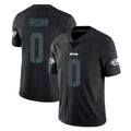 P.Eagles #0 Hollywood Brown Player Limited Black Impact Home Game Mdoa Stitched Jerseys