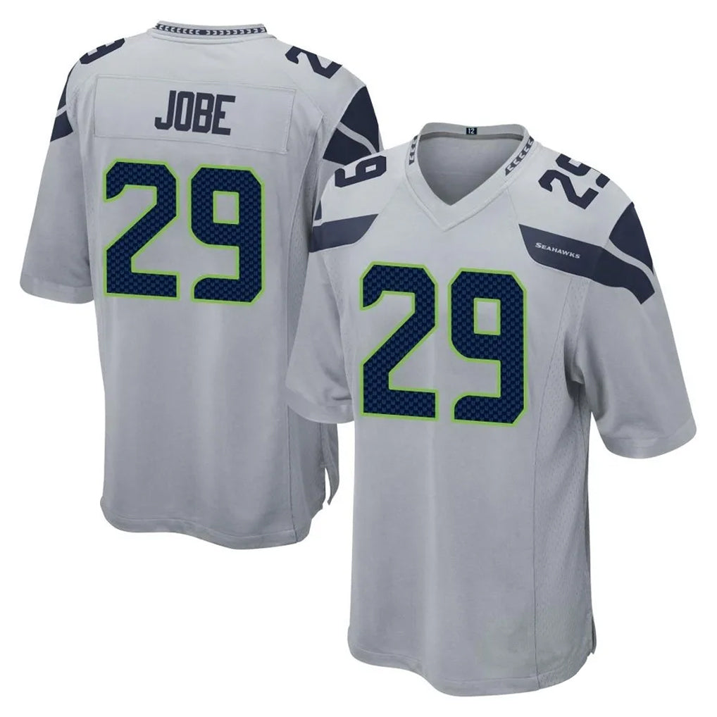 S.Seahawks #29 Josh Jobe Player Gray Home Game Mdoa Stitched Jerseys