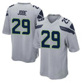 S.Seahawks #29 Josh Jobe Player Gray Home Game Mdoa Stitched Jerseys