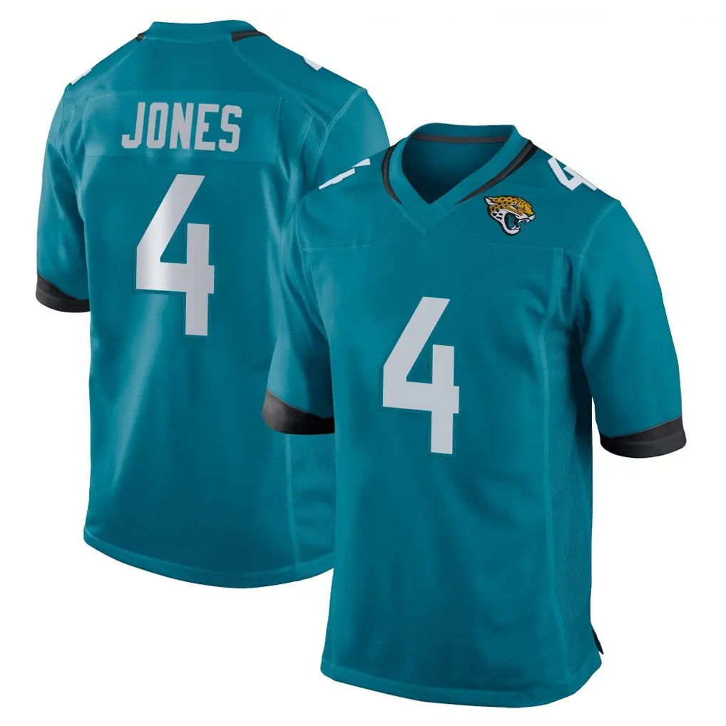 J.Jaguars #4 Jarrian Jones Player Teal Home Game Mdoa Stitched Jerseys