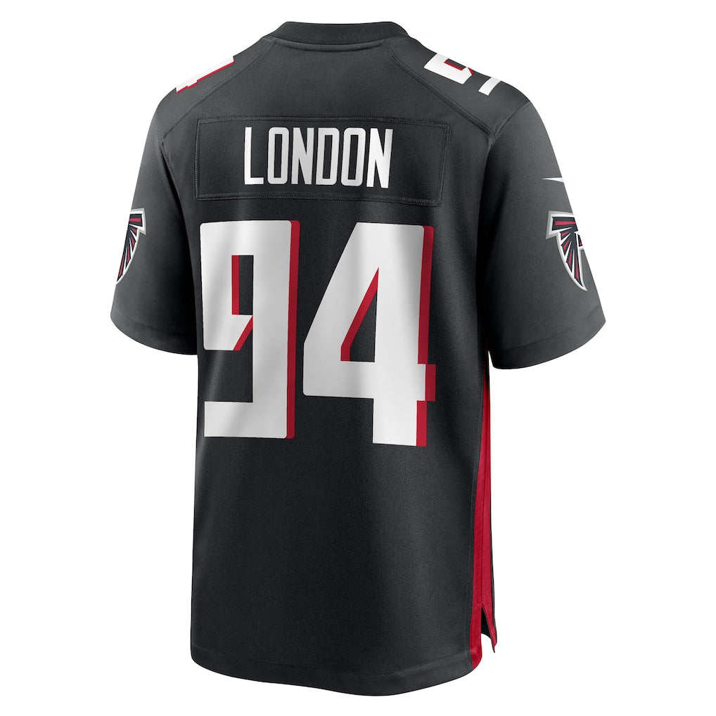 Mdoa A.Falcons #94 LaCale London Black Team Game Jersey
