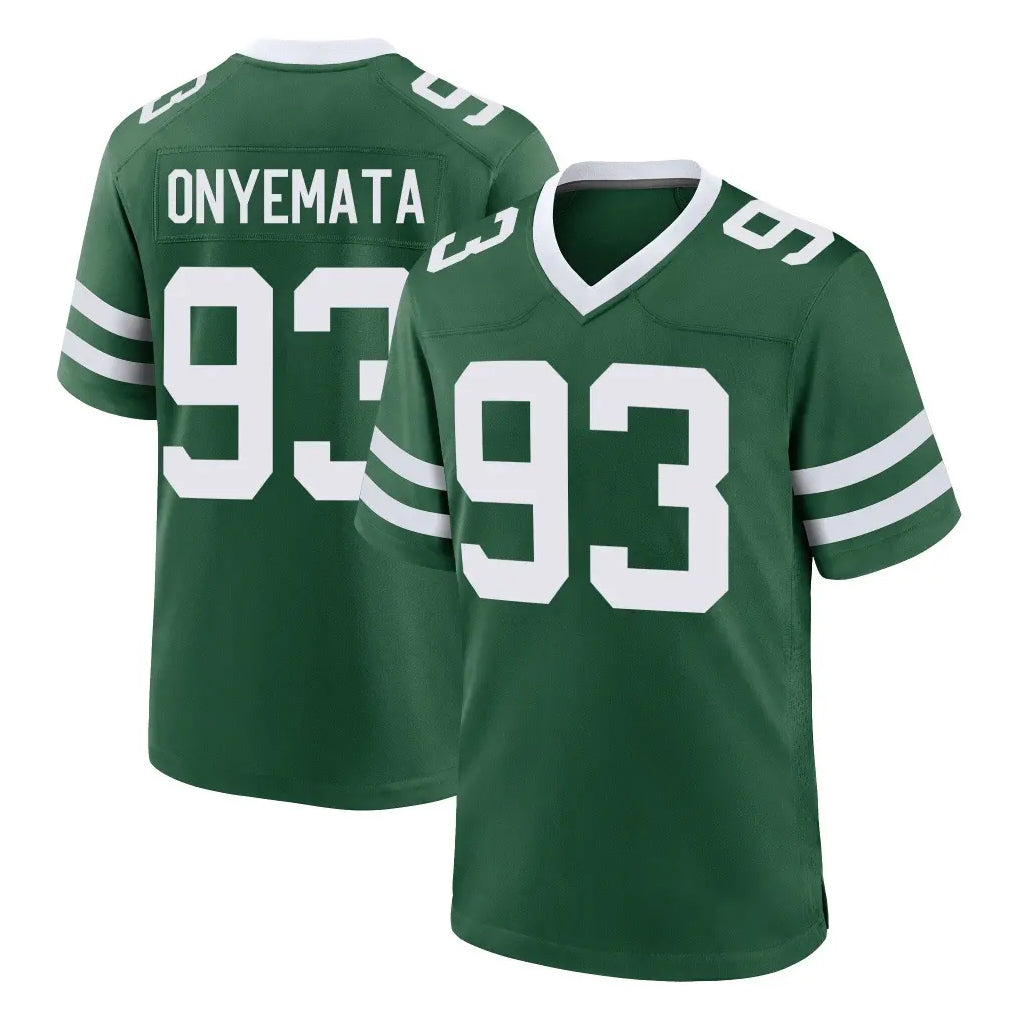 NY.Jets #93 David Onyemata Player Green Legacy Home Game Mdoa Stitched Jerseys